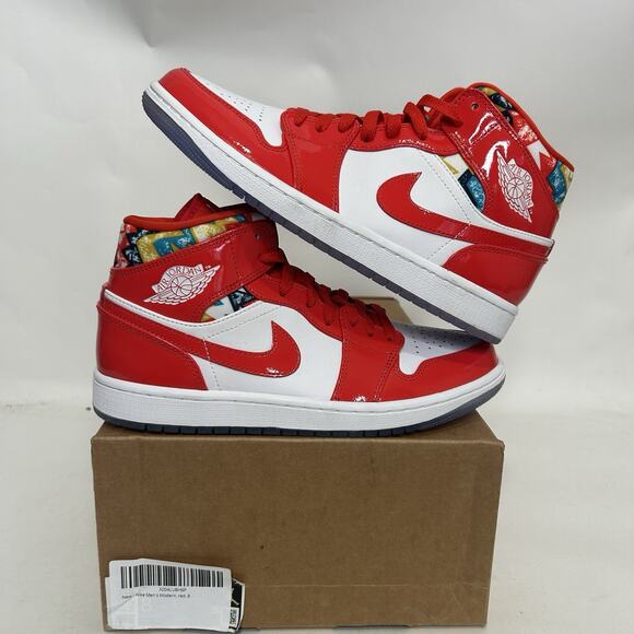 Nike Air Jordan 1 Retro Mid SE “Barcelona Sweater Red White” main image 5